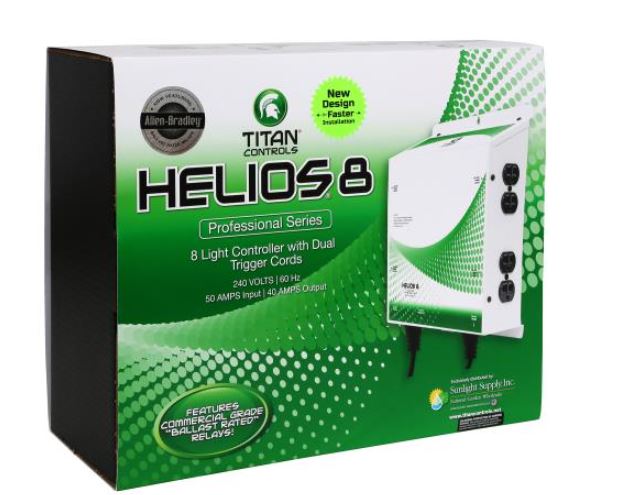 Titan Controls Helios 8 - 8 Light 240 Volt Controller w/ Dual Trigger Cords – Maximum Control, Reliability, and Flexibility