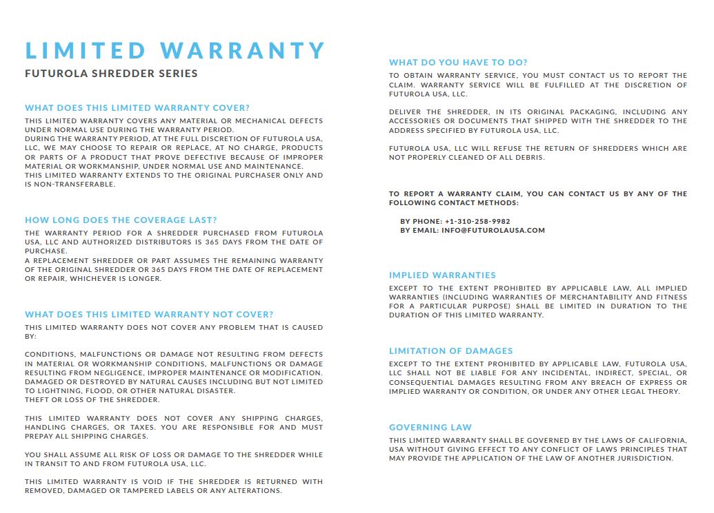 Futurola Super OG Shredder / Destemmer - 3 lbs / 7 seconds