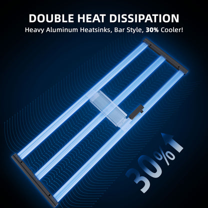 Spider Farmer® G4500 320W WiFi & Bluetooth App-Controlled Dimmable Cost effective Full Spectrum High Yield LED Grow Light for 2X4 / 3X5 Grow Tent