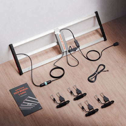 Spider Farmer® G4500 320W WiFi & Bluetooth App-Controlled Dimmable Cost effective Full Spectrum High Yield LED Grow Light for 2X4 / 3X5 Grow Tent