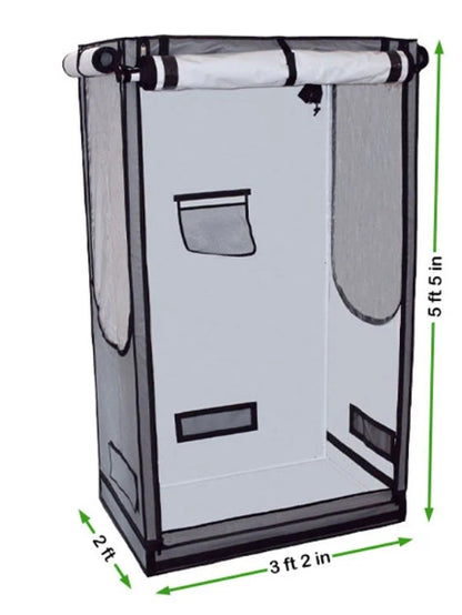 HighDroGro Sbox - 3' x 2' x 5.5' Grow Tent