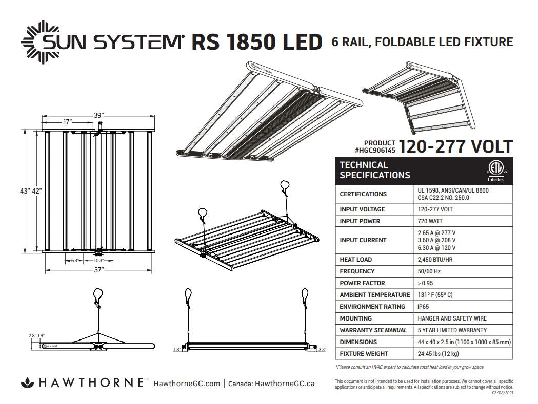 Sun System RS 1850 LED