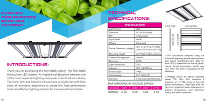 Grower's Choice ROI-E680S Horticulture LED Grow Light System