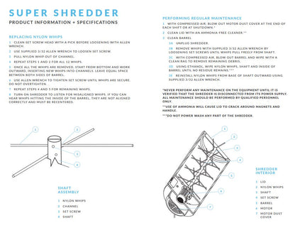 Futurola Super OG Shredder / Destemmer - 3 lbs / 7 seconds