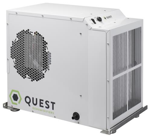 Quest Dual 150 Overhead Series Dehumidifier - 120V - 150 Pints/Day - MERV 8 Filtration