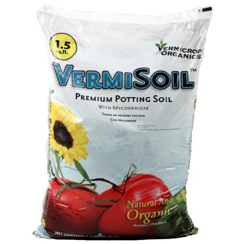 Vermicrop VermiSoil Premium Potting Soil 1.5 cu ft (minimum 20 bags)