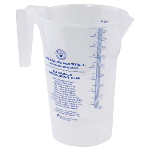 Measure Master Graduated Round Container 64 oz / 2000 ml