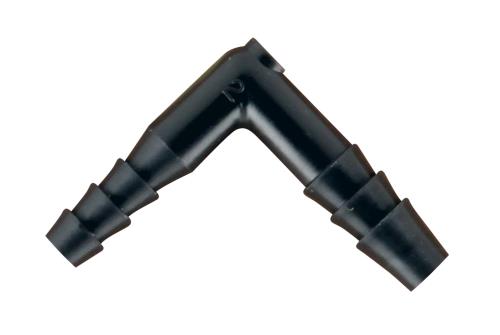 Hydro Flow Barbed Reducer Elbow 1/4 in to 3/16 in - each